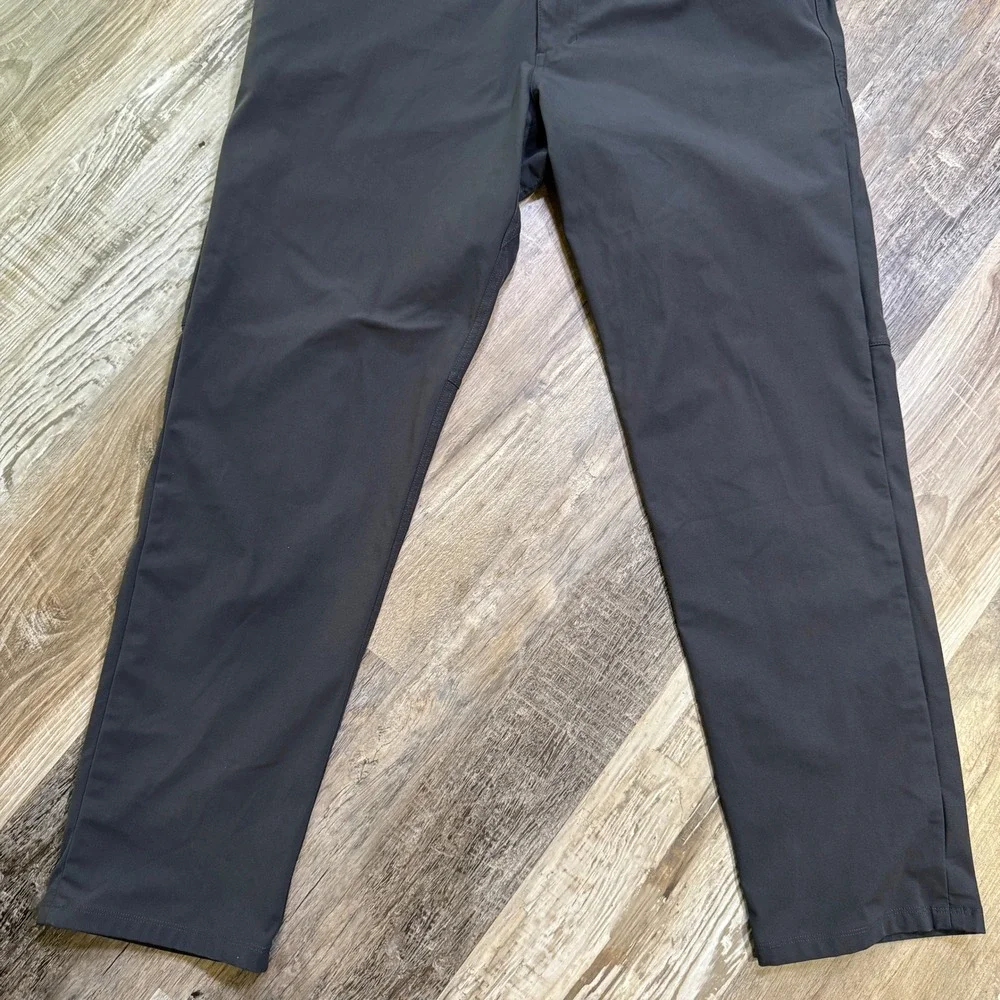 Lululemon ABC Pant Mens 36 Grey Obsidian Slim‎ Straight 5-Pocket Technical Pants